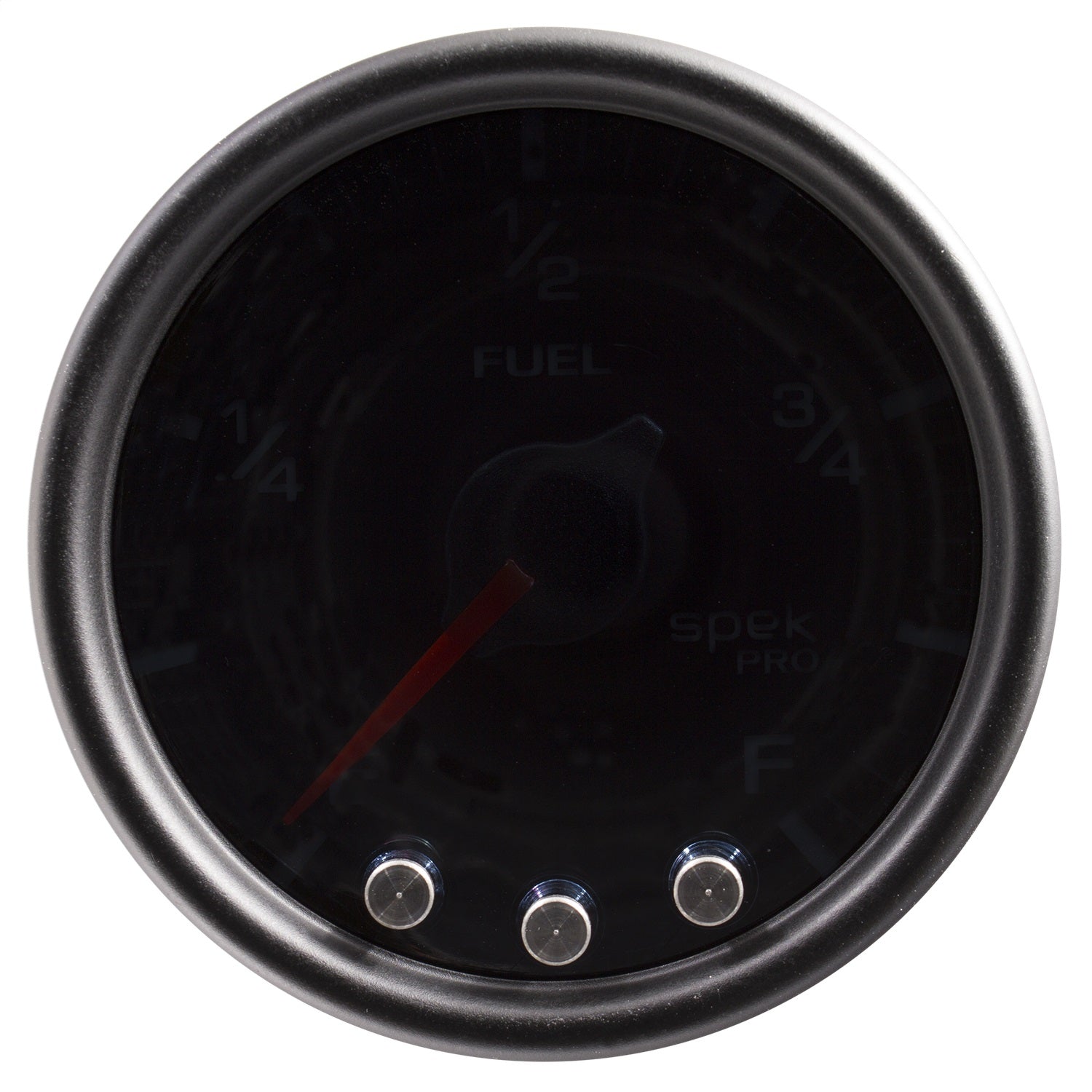 2-1/16" FUEL LEVEL, PROGRAMMABLE 0-300 ?, SPEK-PRO, BLACK/BLACK