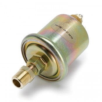 SENSOR, OIL PRESSURE, 100 PSIG/7 BAR, 1/8" NPTF (M), FOR 52MM ELEC. GAUGE