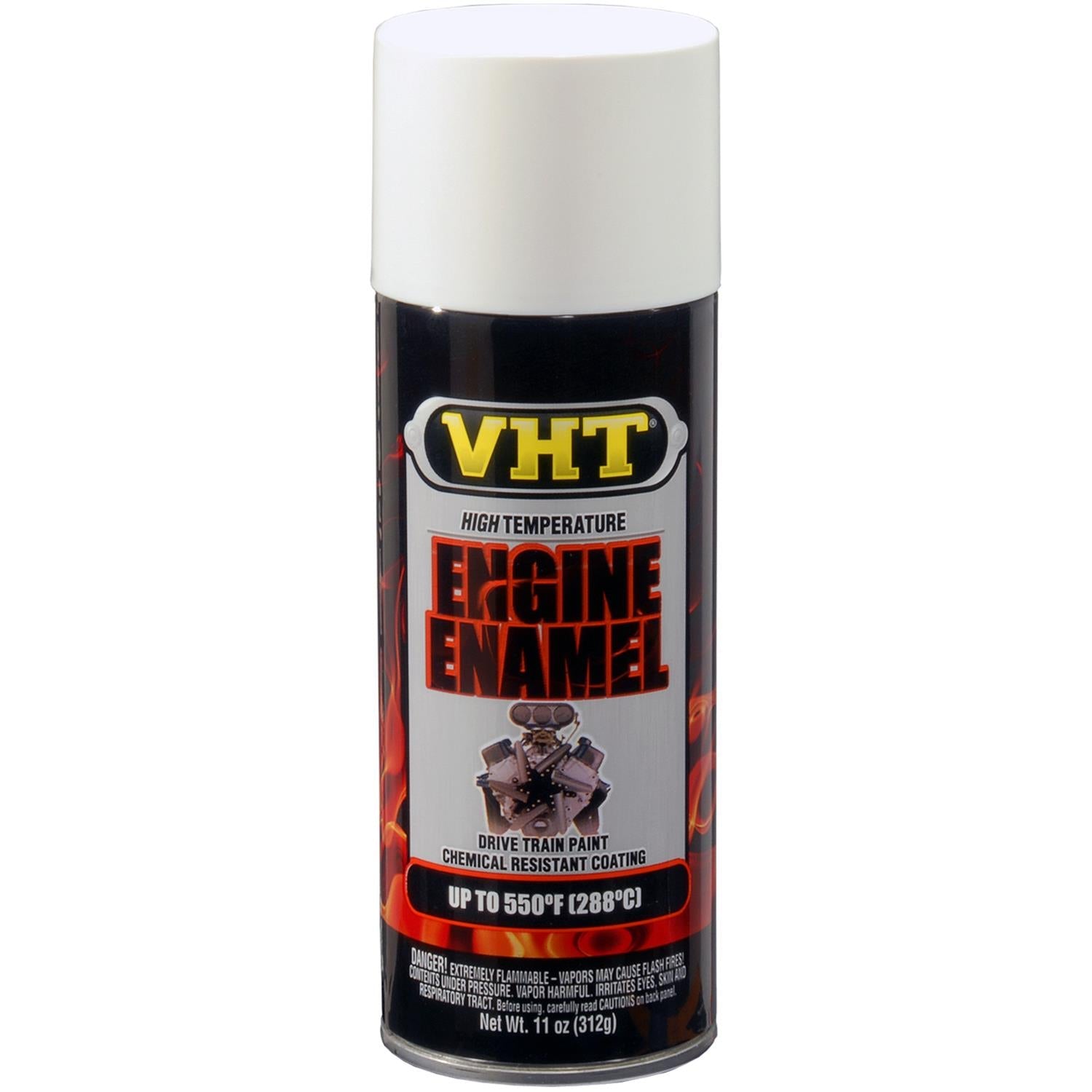 VHT SP129 Engine Enamel Paint - Gloss White, 11 oz.
