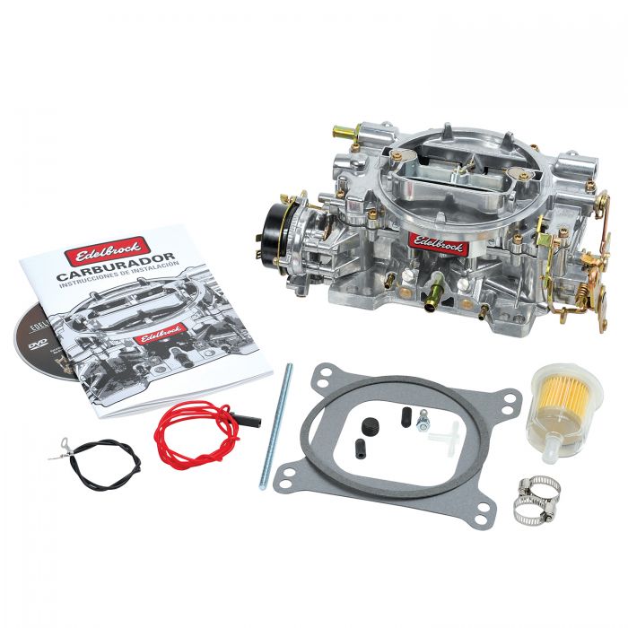 Edelbrock 1403 Performer Carburetor 500 cfm With Electric Choke, Satin Finish (Non-EGR)
