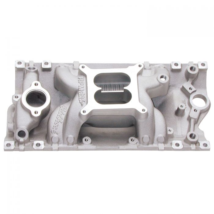 Edelbrock 7516 RPM Air-Gap Vortec Intake Manifold For Small Block Chevy With Vortec/E-Tec Heads