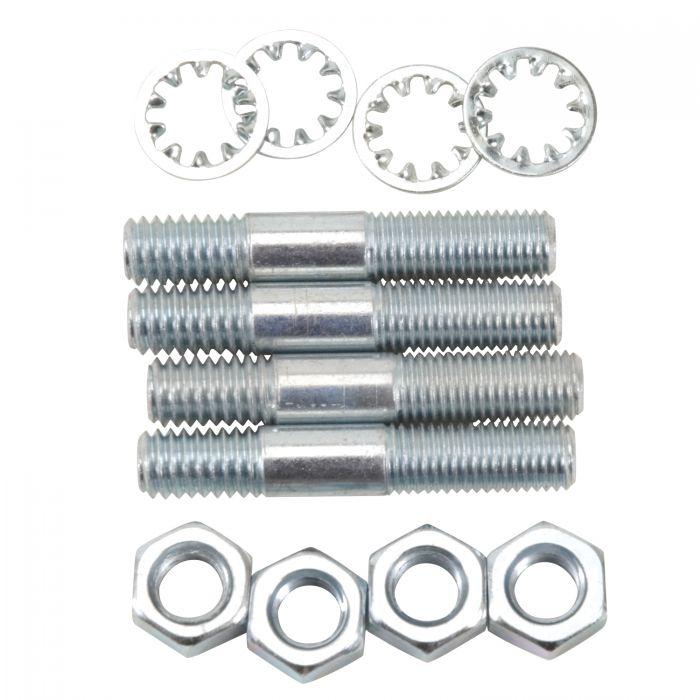 Edelbrock 8024 Carburetor Mounting Stud Kit Zinc Finish 5/16-18 X 1 3/4In