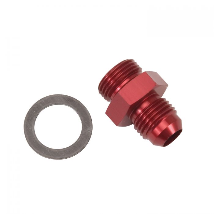 Edelbrock 8087 #6 AN Carb Fuel Inlet Fitting For Edelbrock Square-Bore & Carter AFB Carbs