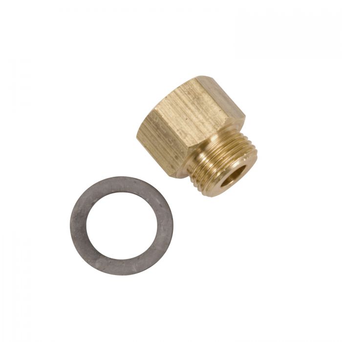 Edelbrock 8090 Inverted Flare Fuel Hose Fitting For Square-Bore And Abf Carburetors