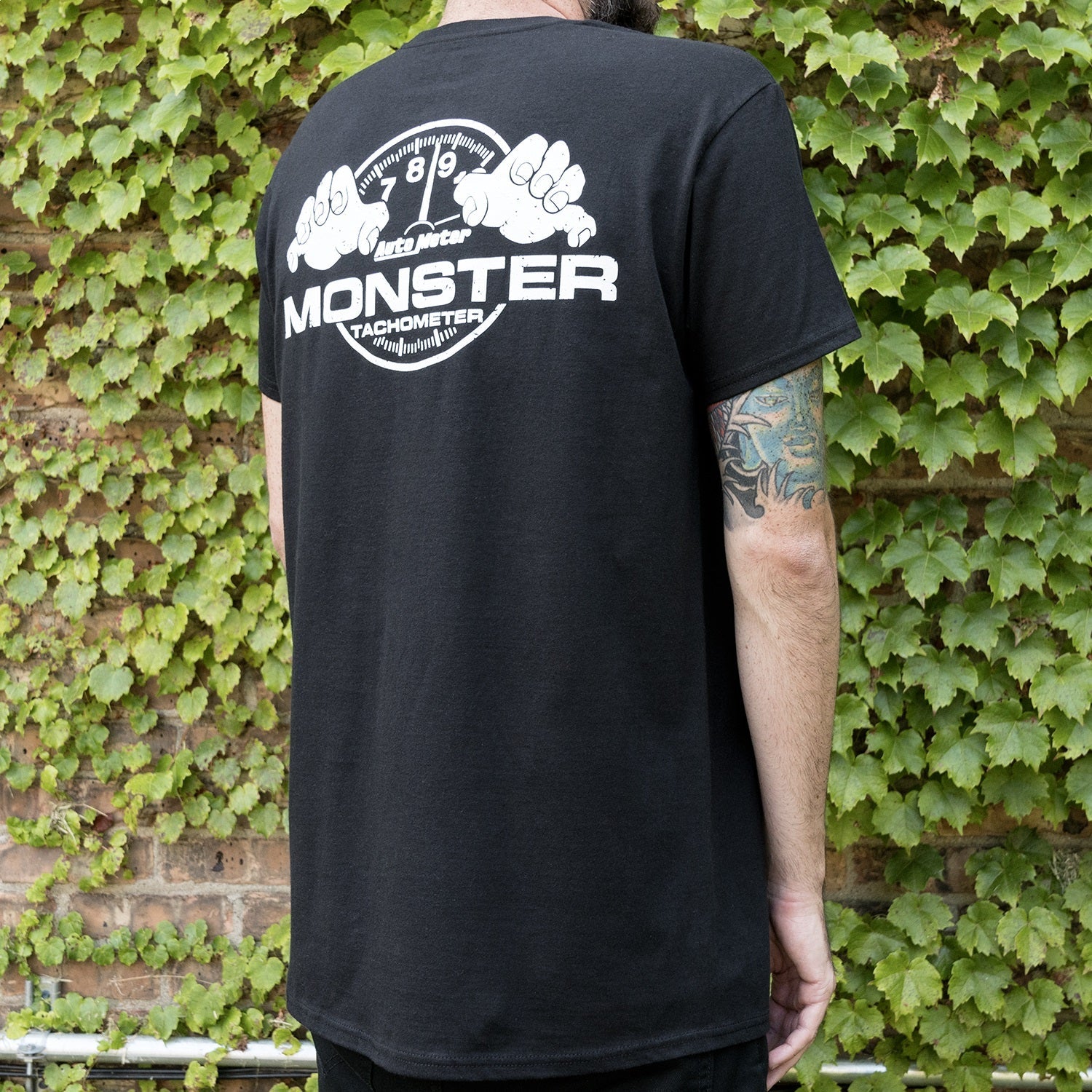 T-SHIRT, ADULT LARGE, BLACK, 'MONSTER'