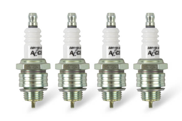 ACCEL 0437S-4 HP Copper Spark Plug - Shorty 14mm - .375" Reach