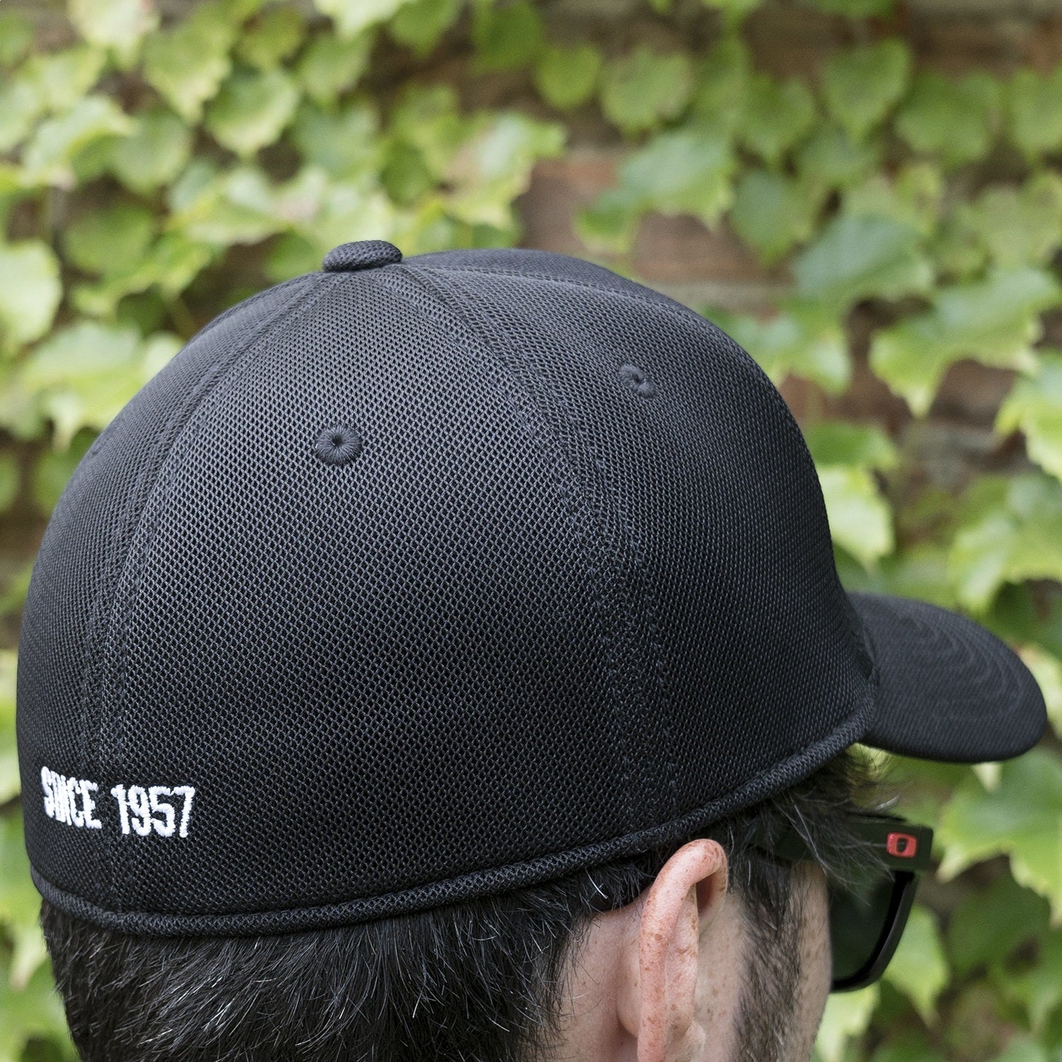 HAT, SM, SPORT MESH FLEXFIT, BLACK, 'AUTOMETER'