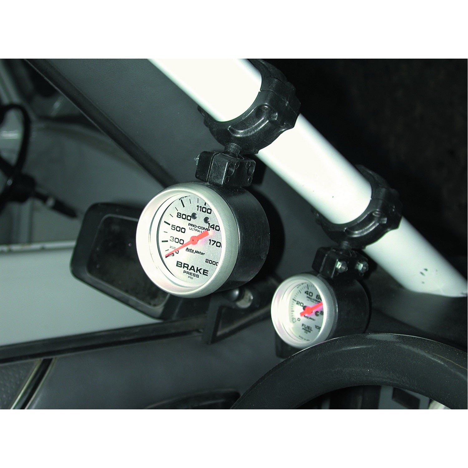 ROLL POD FOR 1.625" ROLL CAGE, FITS 2-1/16" GAUGE, BLACK