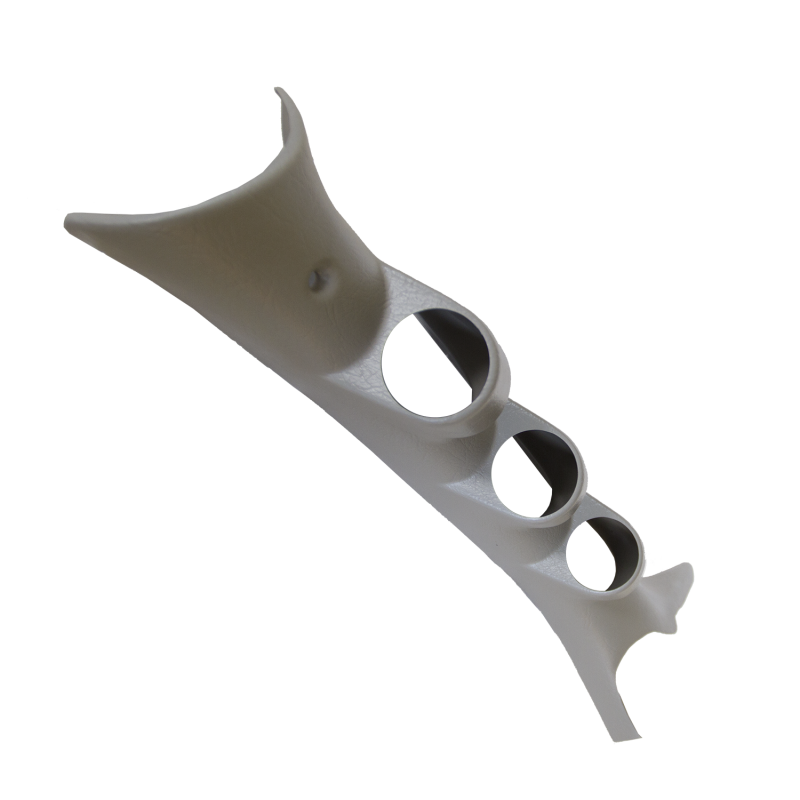 A-PILLAR, FULL, TRIPLE, 2-1/16", TAN, DODGE RAM 03-09