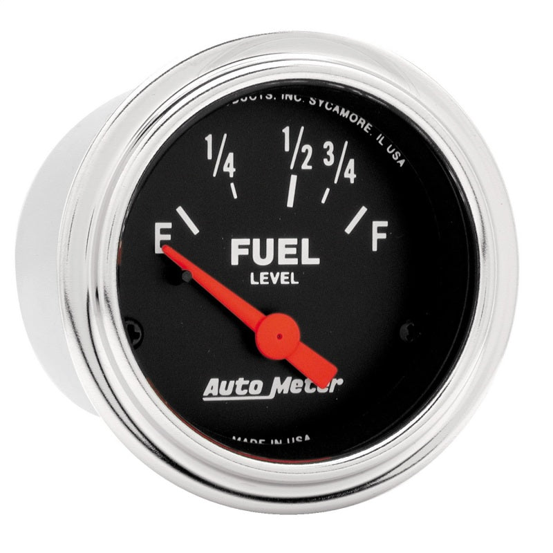 2-1/16" FUEL LEVEL, 73-10 ?, TRAD. CHROME