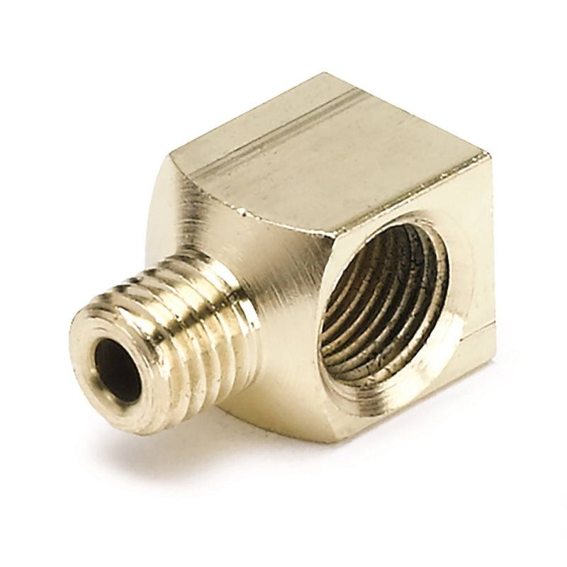 FITTING, ADAPTER, 90 °, 1/8" NPTF FEMALE TO 1/8" COMPRESSION MALE, BRASS