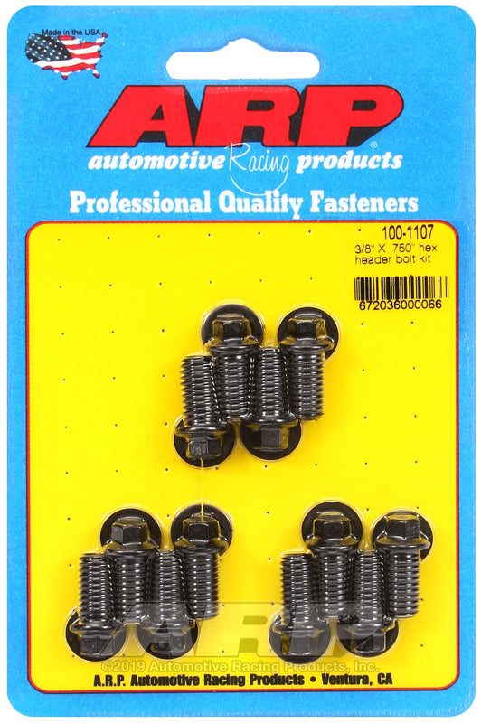 ARP 100-1107 3/8 X .750" Hex Chromoly Header Bolt Kit
