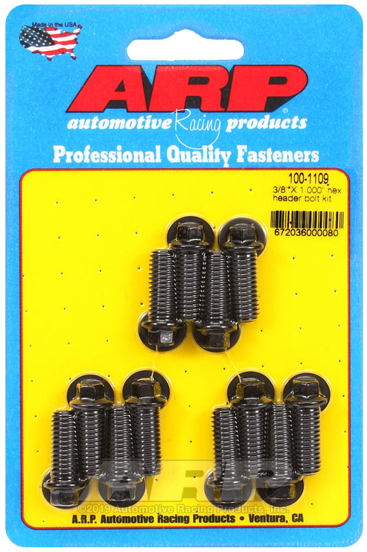 ARP 100-1109 3/8 X 1.000" Hex Header Bolt Kit