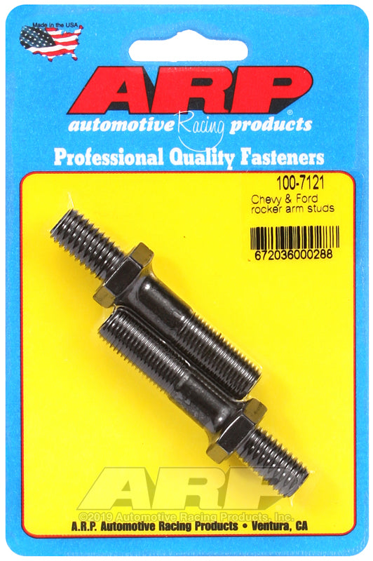 ARP 100-7121 Chevy & Ford Rocker Arm Stud Kit 2PC