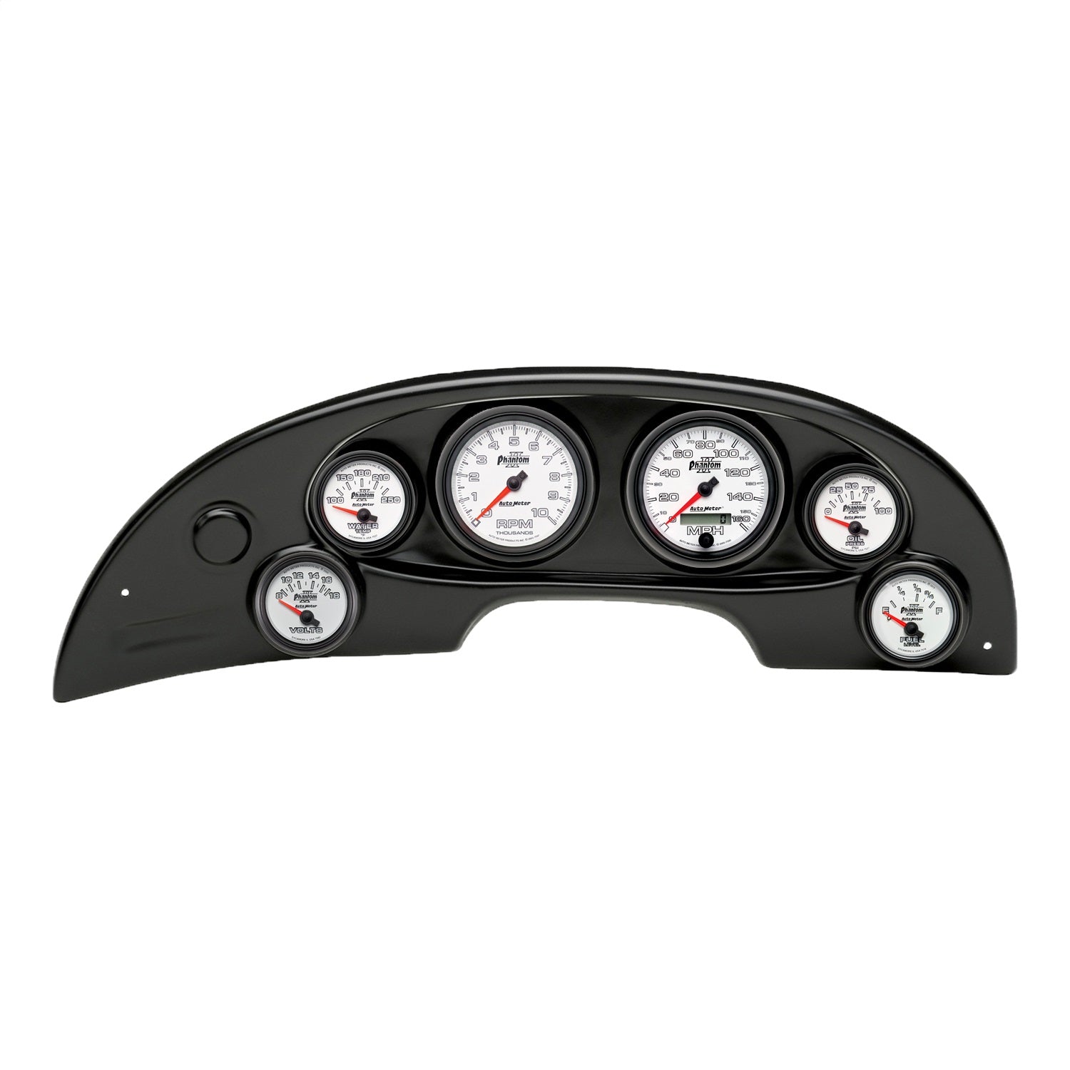 6 GAUGE DIRECT-FIT DASH KIT, FORD MUSTANG 94-04, PHANTOM II