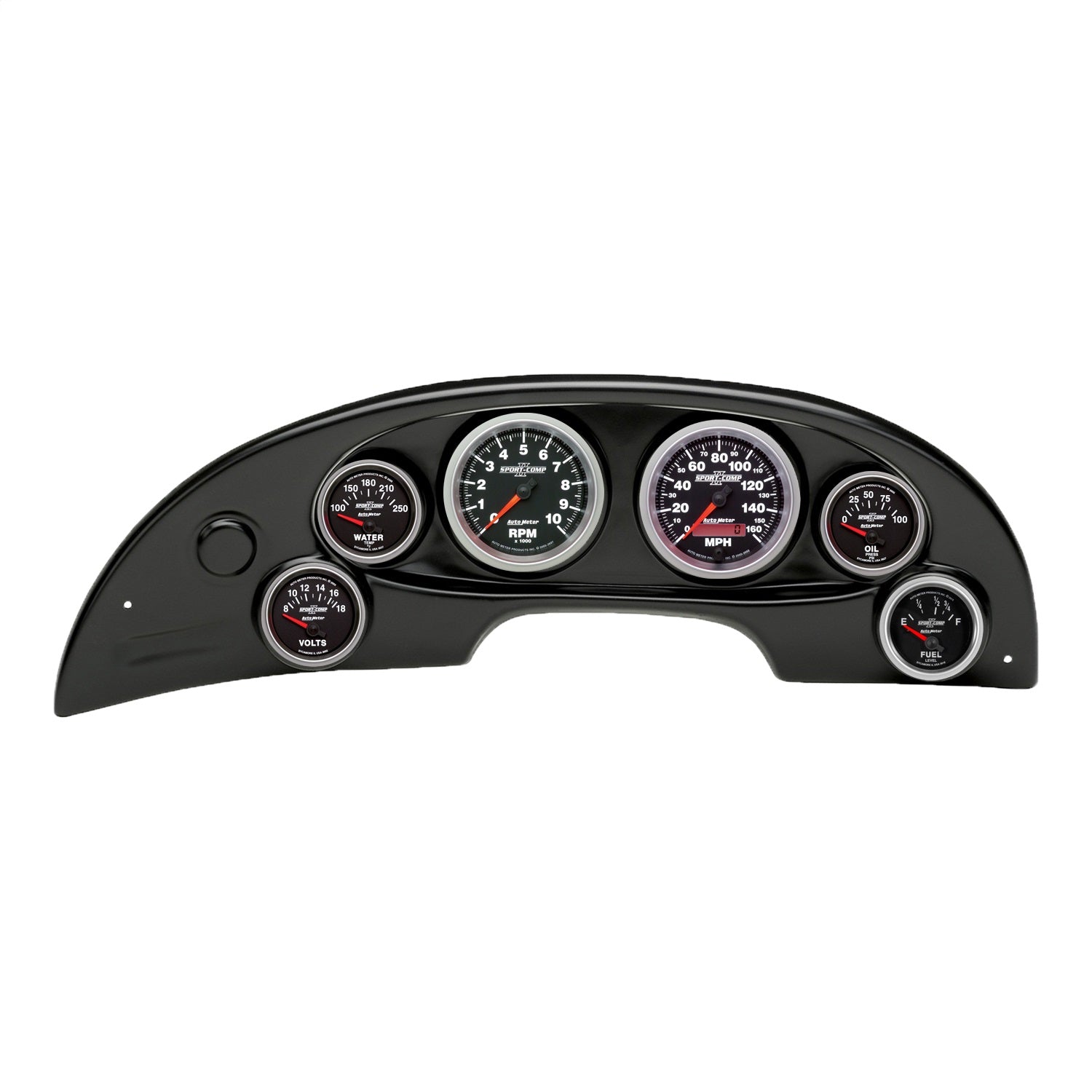 6 GAUGE DIRECT-FIT DASH KIT, FORD MUSTANG 94-04, SPORT-COMP II