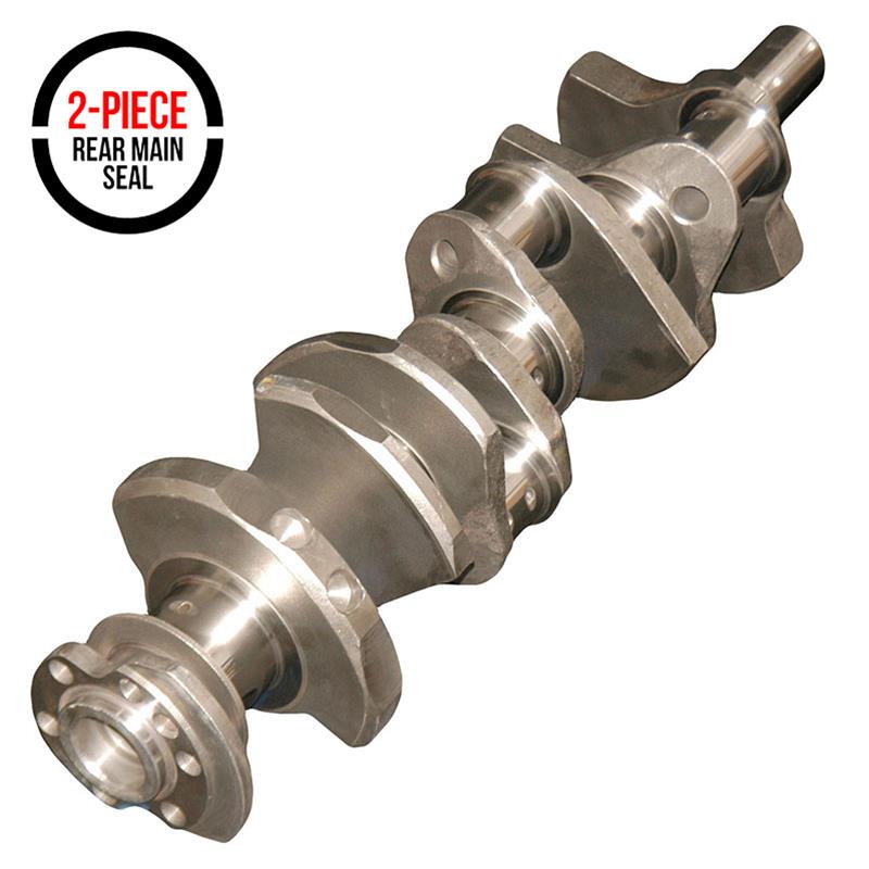 Eagle 103503480 Cast Steel Crankshaft, SB Chevy 2-Piece Seal, 3.480" Stroke