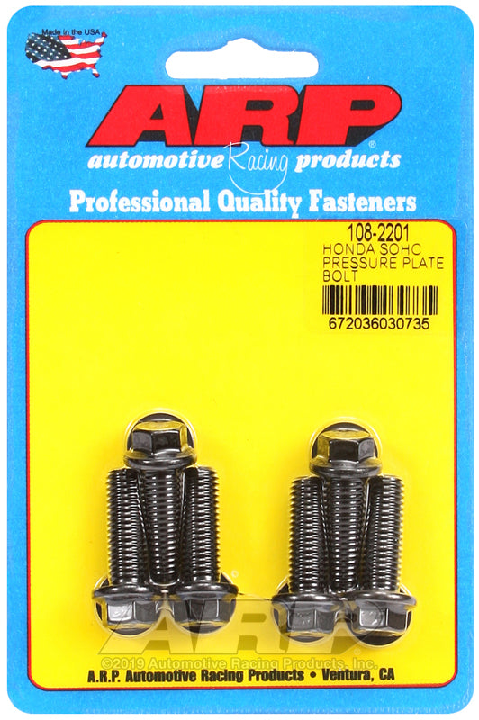 ARP 108-2201 Honda Sohc Pressure Plate Bolt Kit