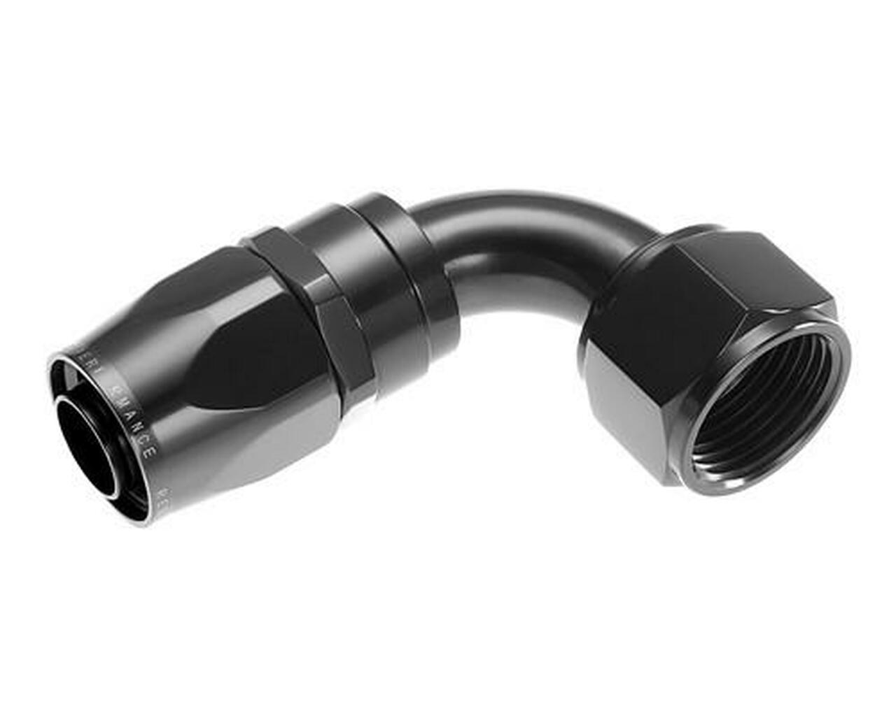 Redhorse Performance 1090-12-2 -12 90 degree female aluminum hose end - black