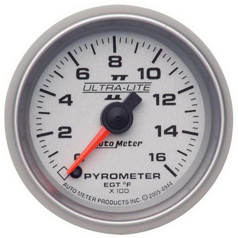 2-1/16" PYROMETER, 0-1600 °F, ULTRA-LITE II