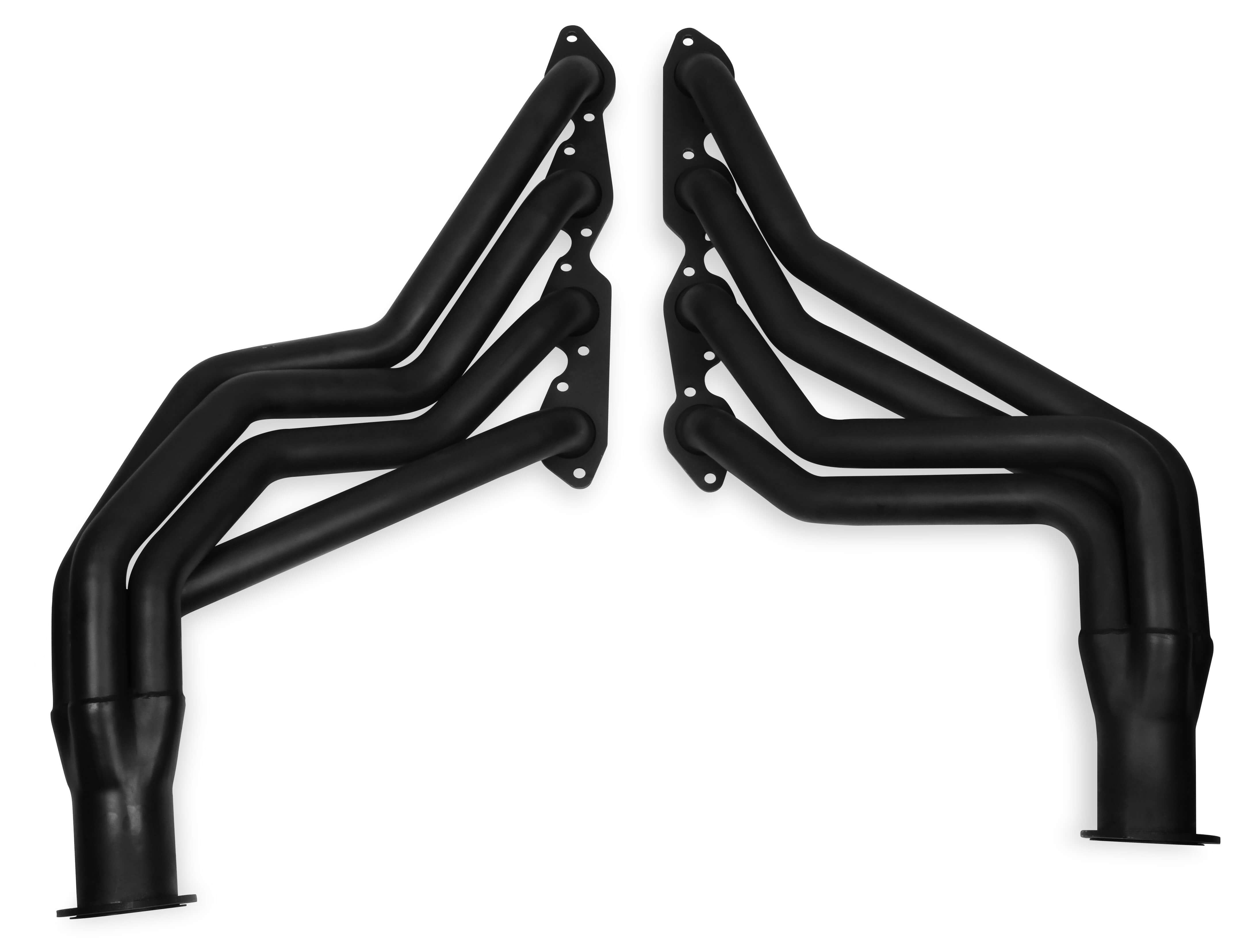 Flowtech 11530FLT Long Tube Header - Black Paint, 1.75", 3" Collector