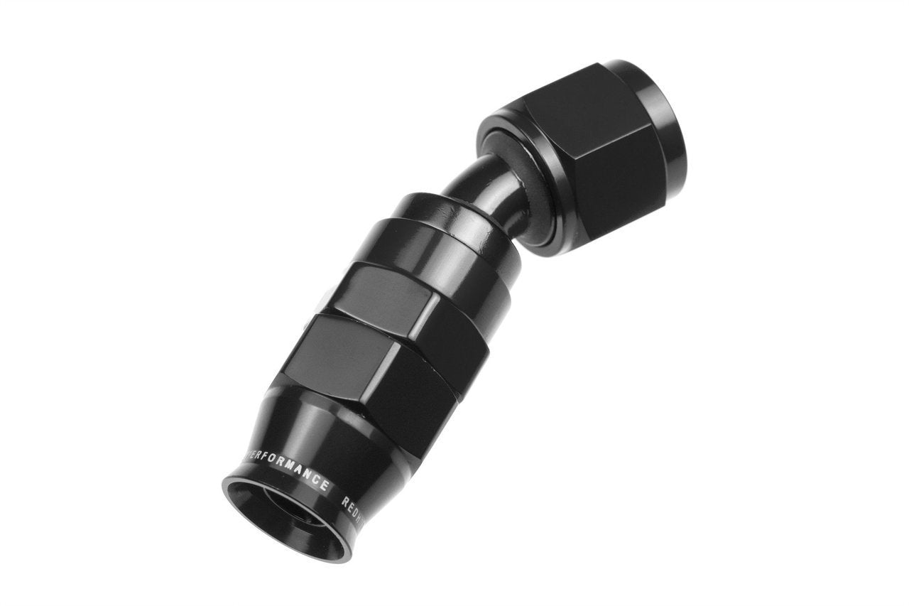 Redhorse Performance 1230-08-2 -08 AN 30 Degree PTFE reusable Hose End - Black