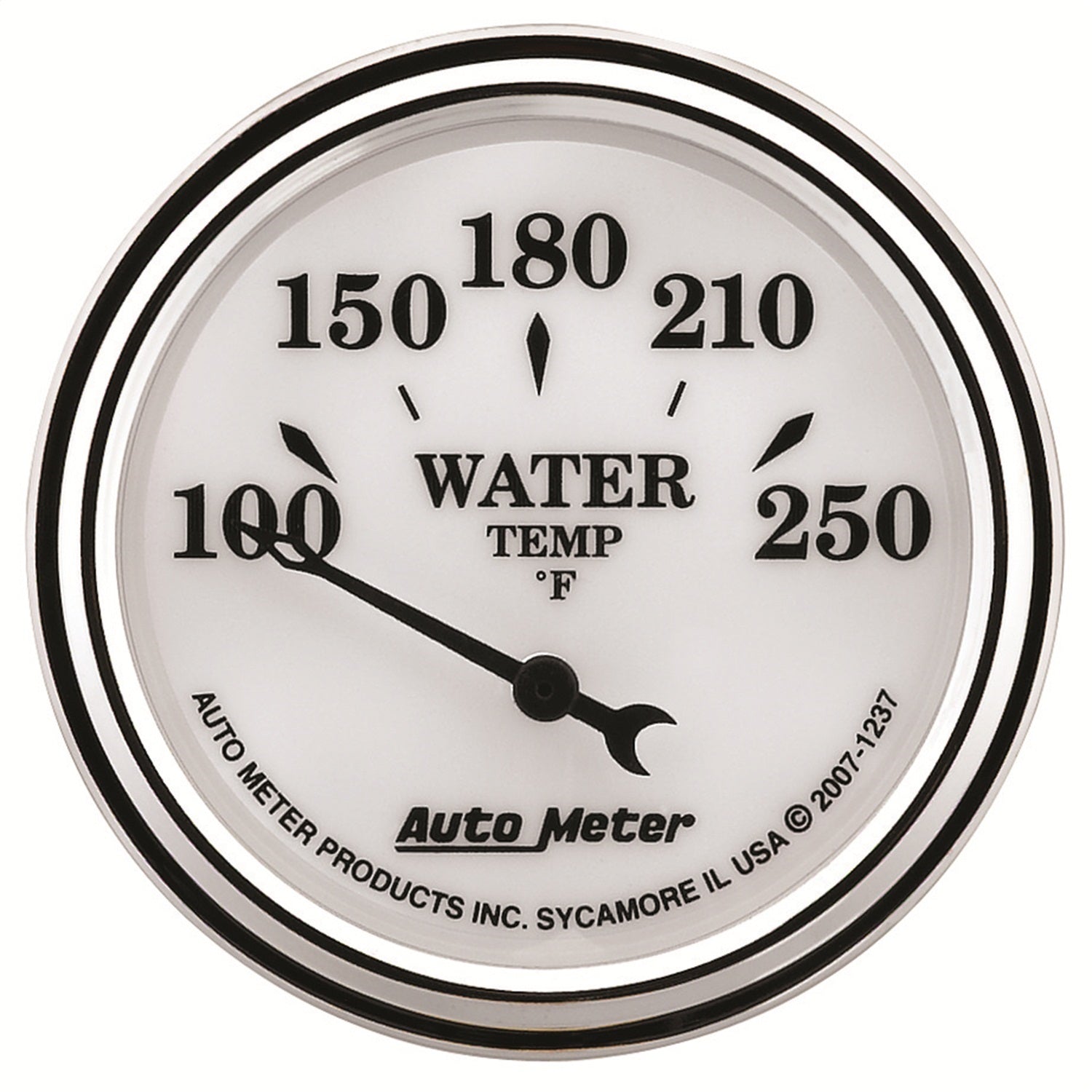 2-1/16" WATER TEMPERATURE, 100-250 °F, OLD-TYME WHITE II