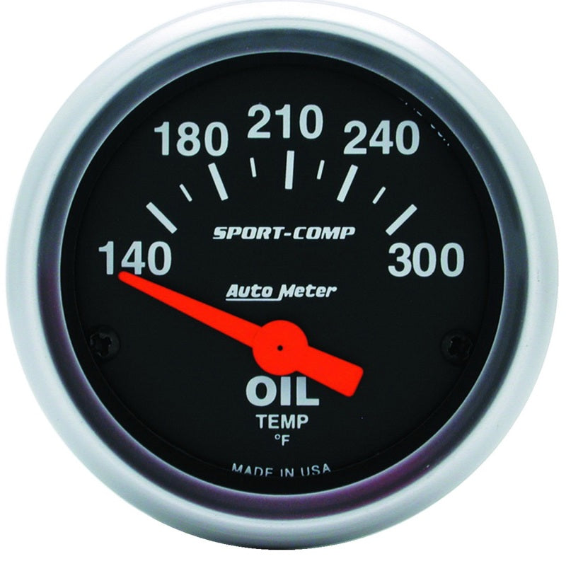 2-1/16" OIL TEMPERATURE, 140-300 °F, SPORT-COMP