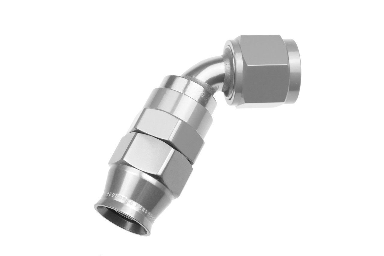 Redhorse Performance 1260-06-5 -06 AN 60 Degree PTFE reusable Hose End - Clear