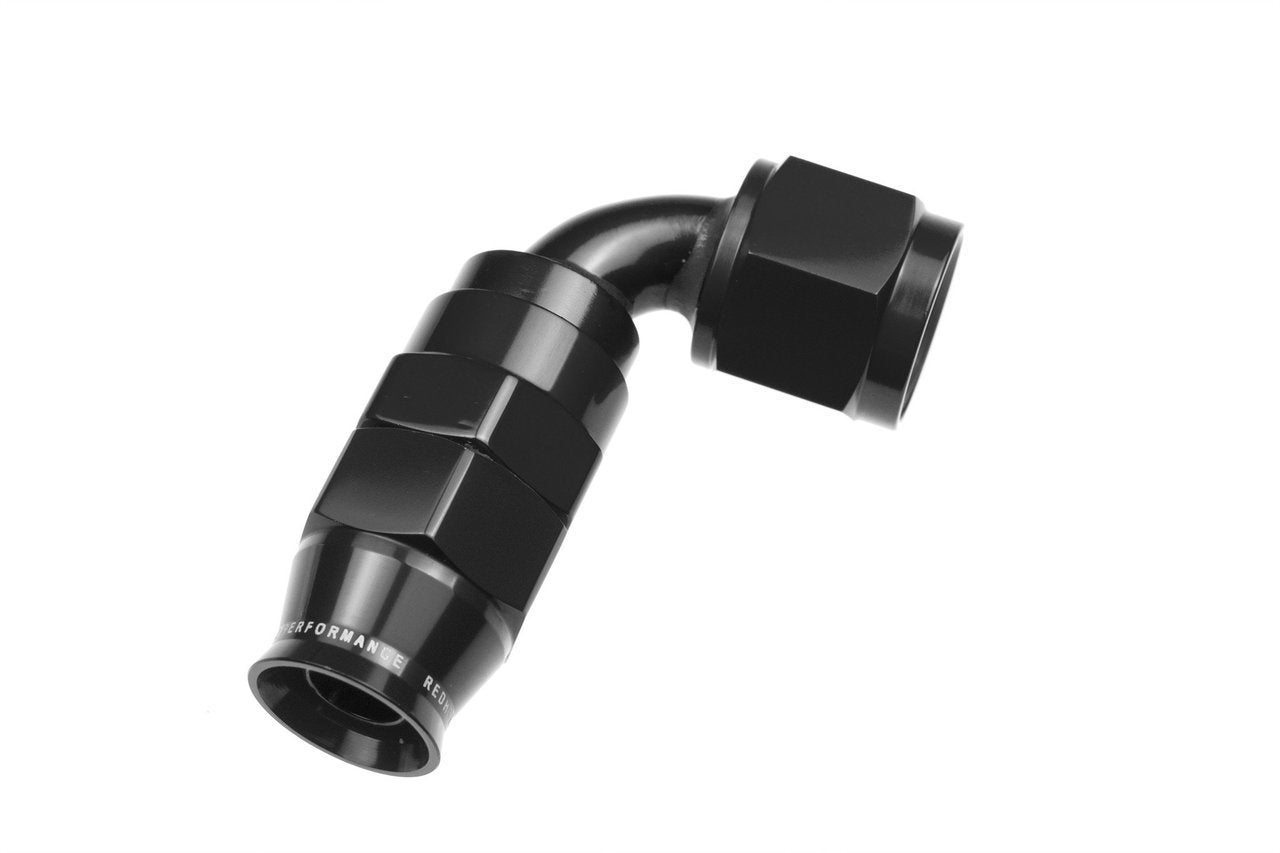 Redhorse Performance 1290-06-2 -06 AN 90 Degree PTFE reusable Hose End - Black