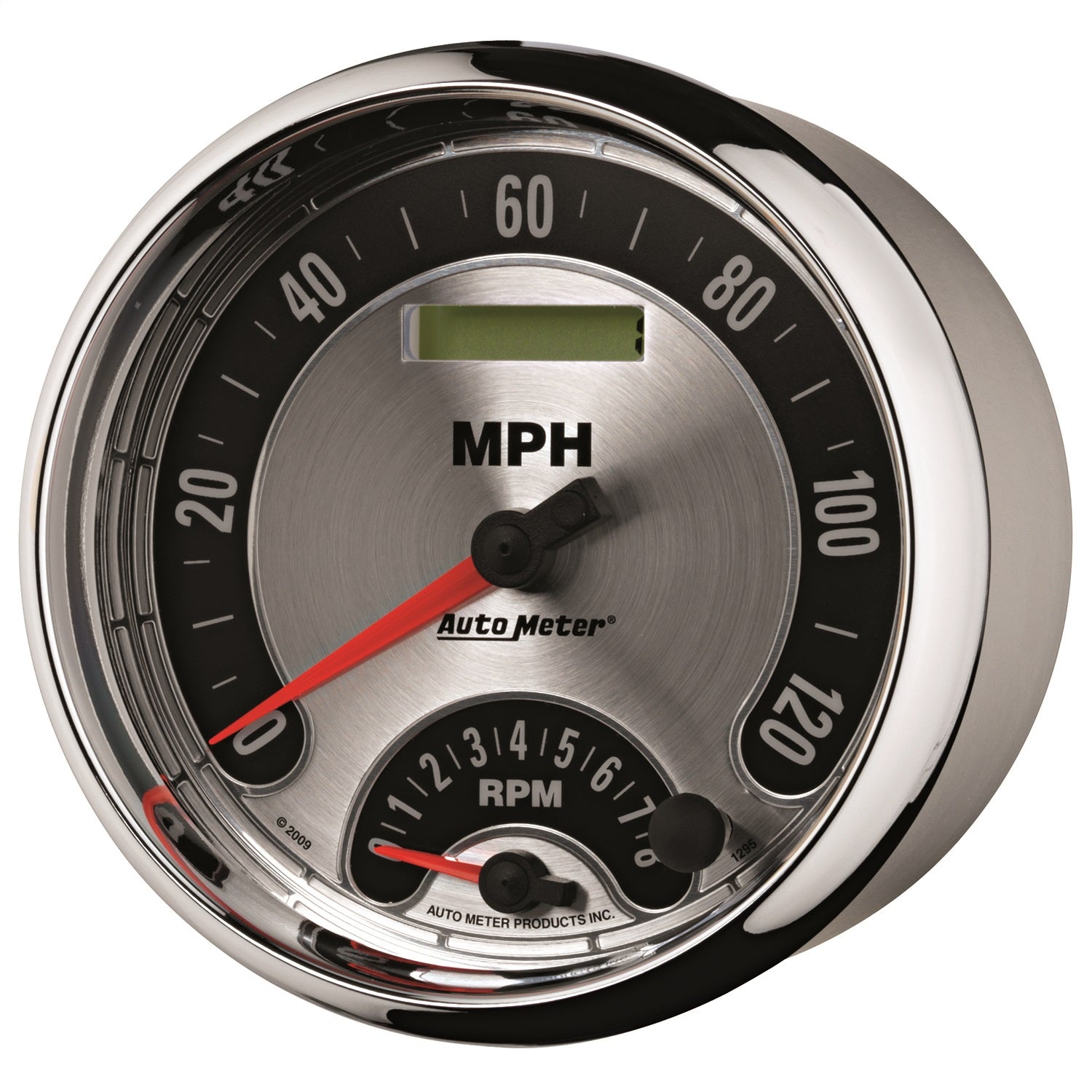 5" TACHOMETER/SPEEDOMETER COMBO, 8K RPM/120 MPH, AMERICAN MUSCLE