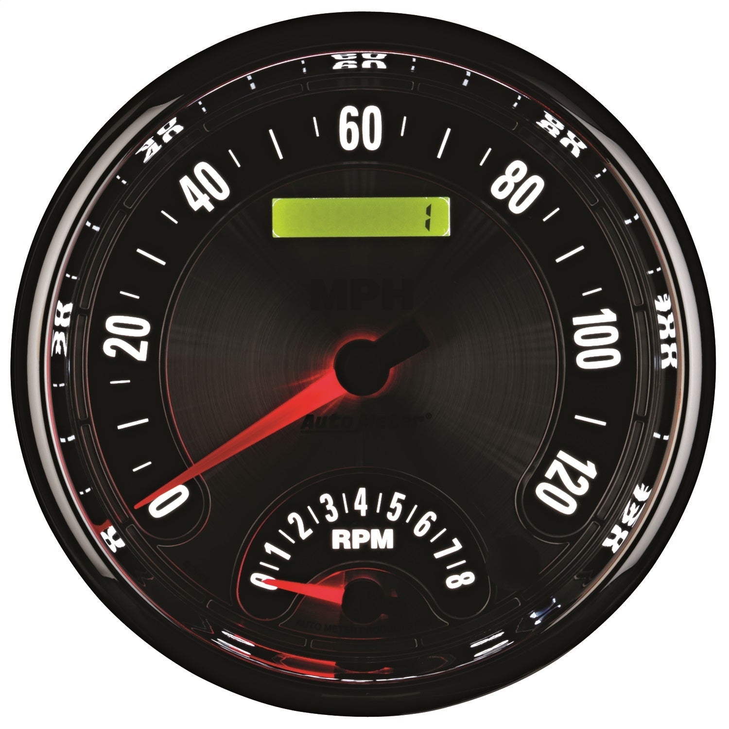 5" TACHOMETER/SPEEDOMETER COMBO, 8K RPM/120 MPH, AMERICAN MUSCLE