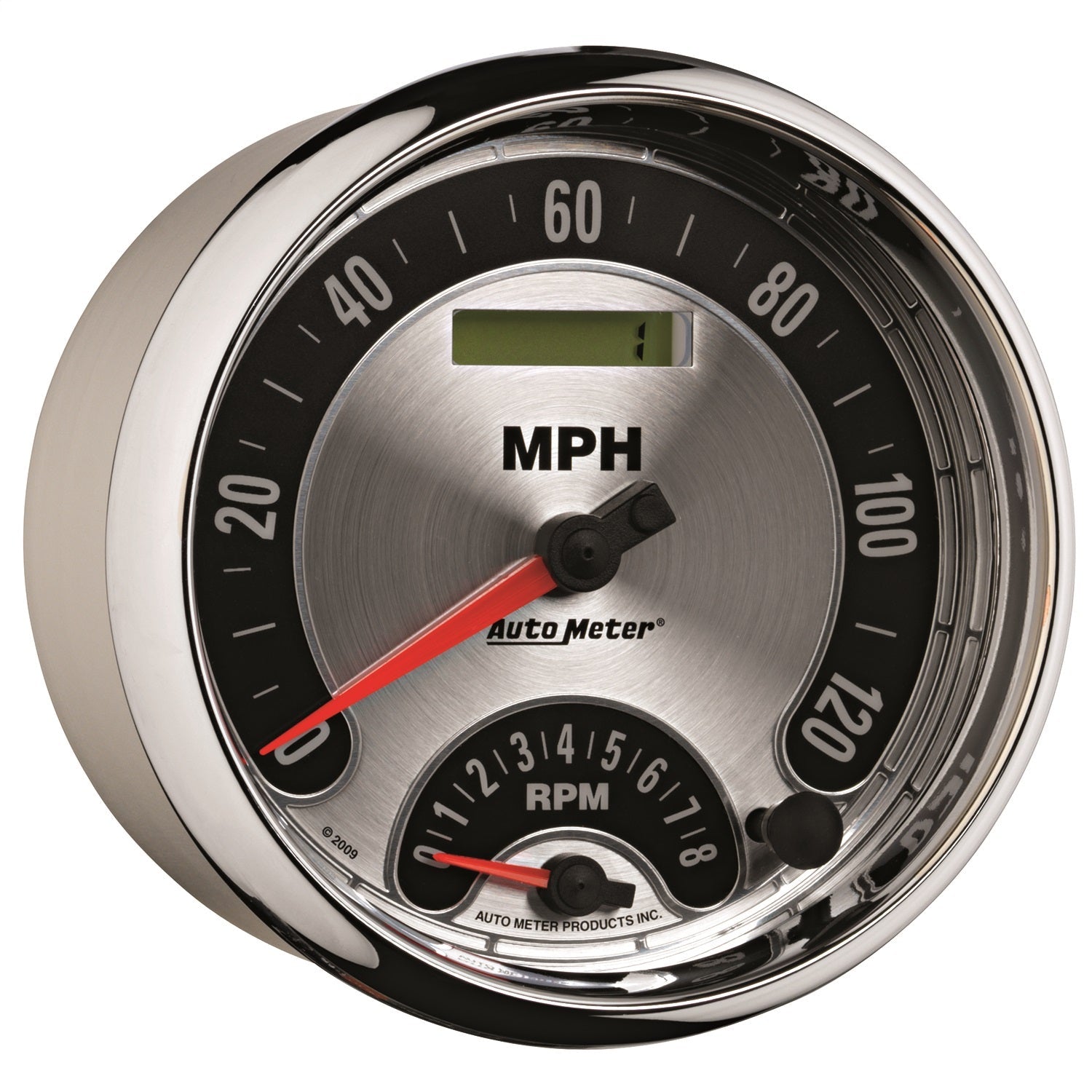 5" TACHOMETER/SPEEDOMETER COMBO, 8K RPM/120 MPH, AMERICAN MUSCLE
