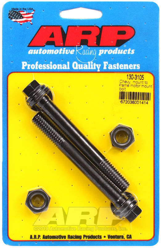 ARP 130-3105 Chevy, Mount To Frame, Motor Mount Bolt Kit