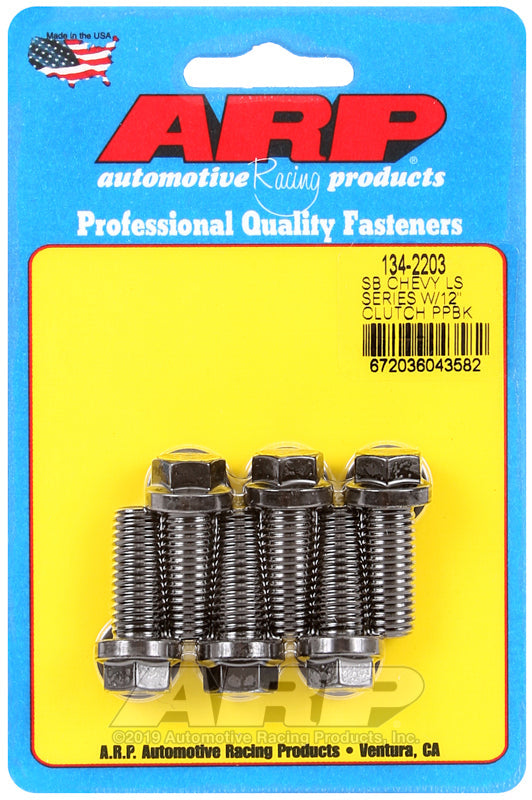 ARP 134-2203 SB Chevy GenIII/LS Series w/12" Clutch Pressure Plate Bolt Kit