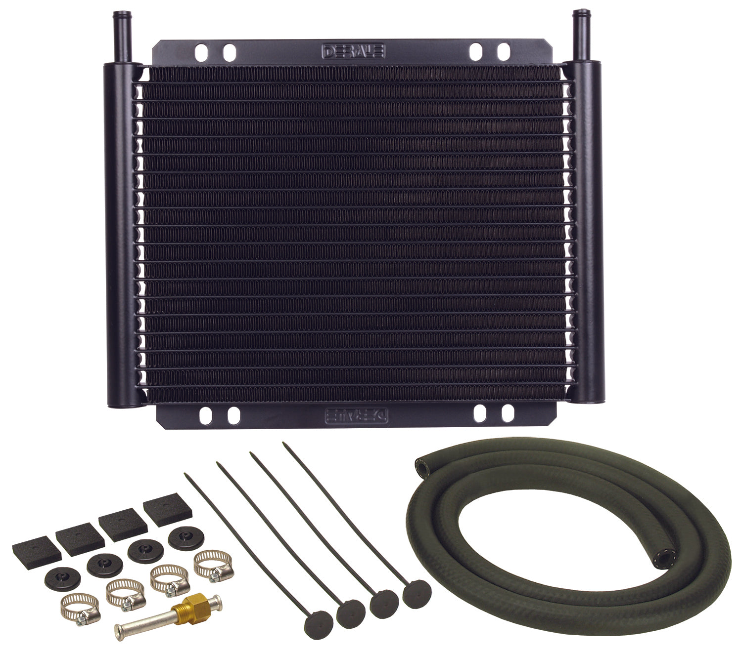 Derale 13503 18 Row Series 8000 Plate & Fin Transmission Cooler Kit