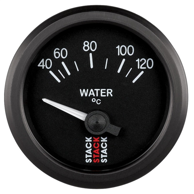 WATER TEMP, ELECTRIC, 52MM, BLK, 40-120 °C, M10 MALE