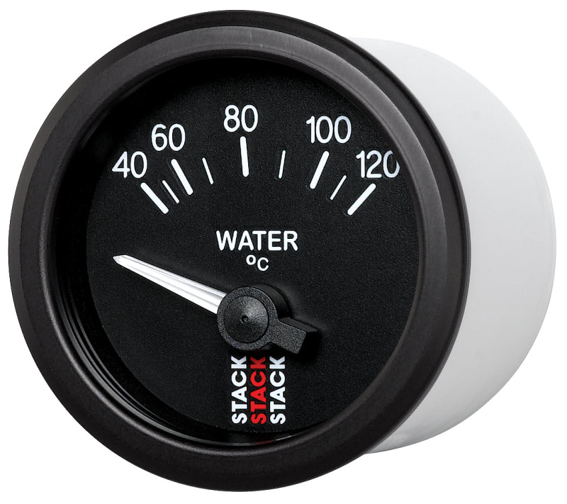 WATER TEMP, ELECTRIC, 52MM, BLK, 40-120 °C, M10 MALE
