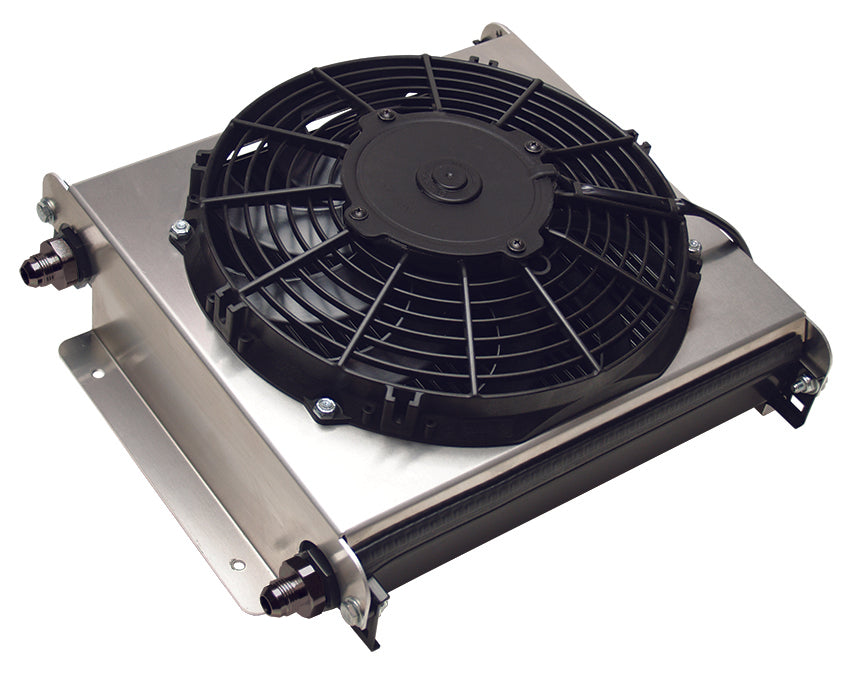 Derale 15870 40 Row Hyper-Cool Extreme Remote Cooler, -8AN