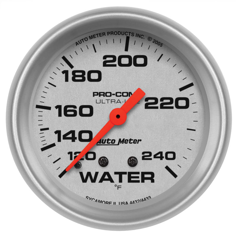 2-5/8" WATER TEMPERATURE, 120-240 °F, ULTRA-LITE