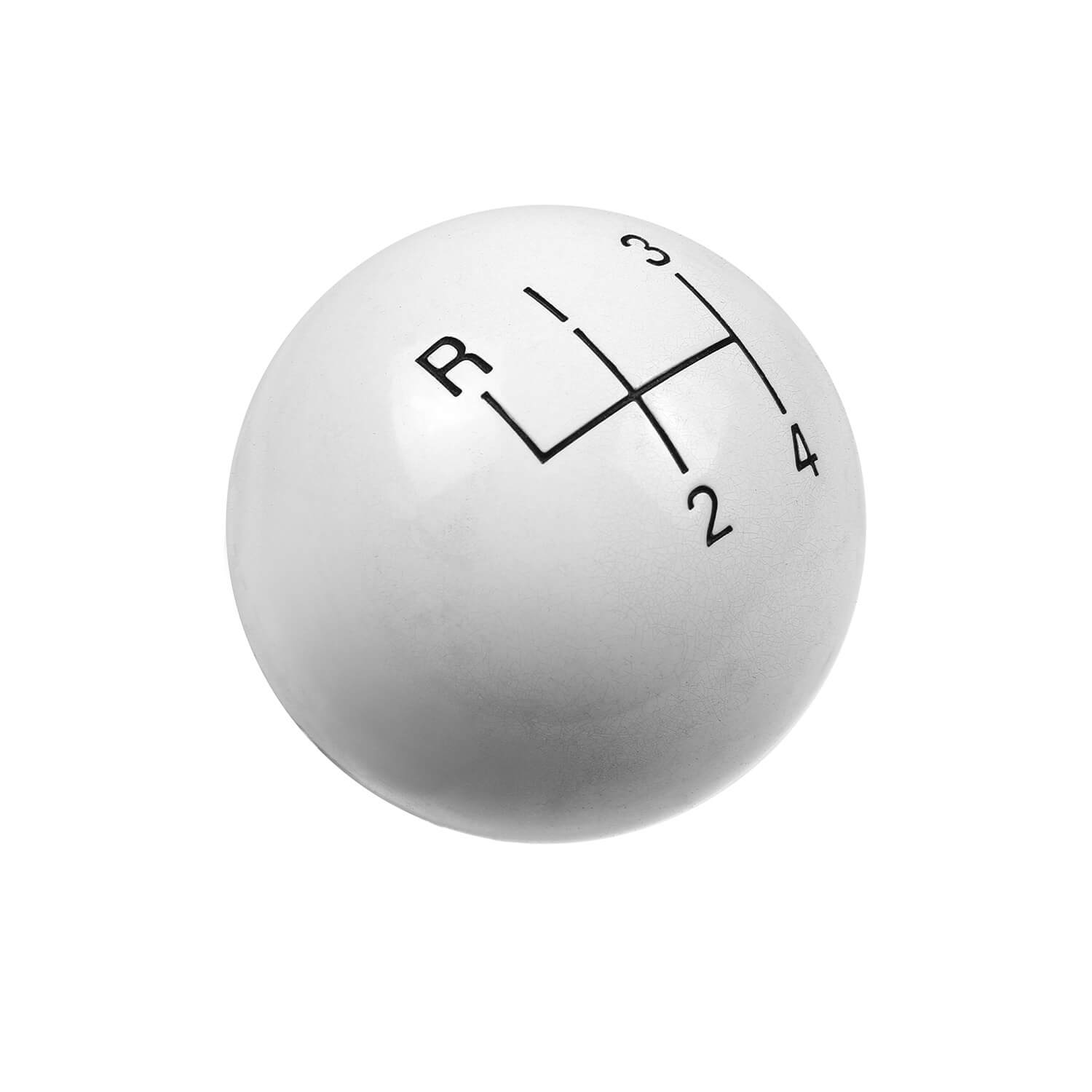 Hurst 1630003 Shift Knob - White 4 Speed 3/8-16 Threads