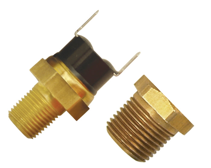 Derale 16730 180°F Fan Switch Thermostat Kit (1/8" & 3/8" NPT)