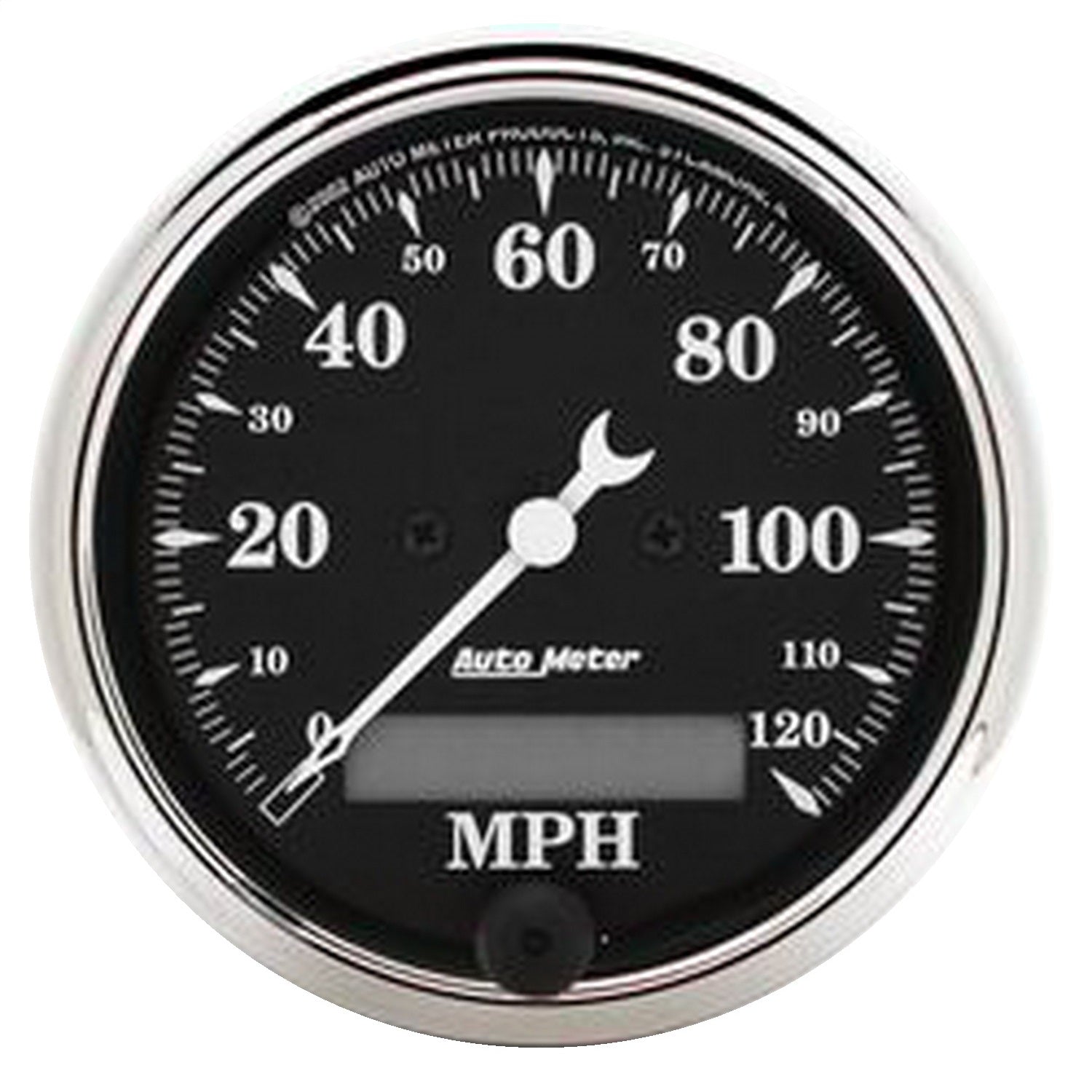 3-1/8" SPEEDOMETER, 0-120 MPH, ELEC., OLD TYME BLACK
