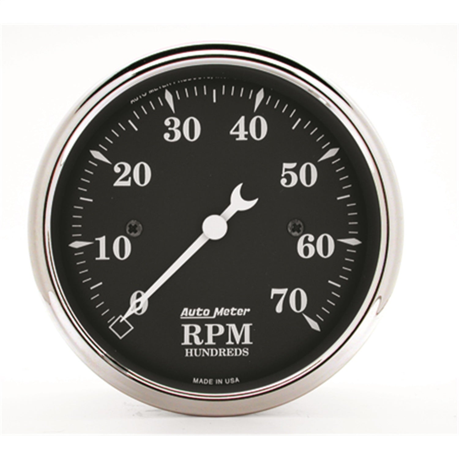 3-1/8" IN-DASH TACHOMETER, 0-7,000 RPM, OLD TYME BLACK