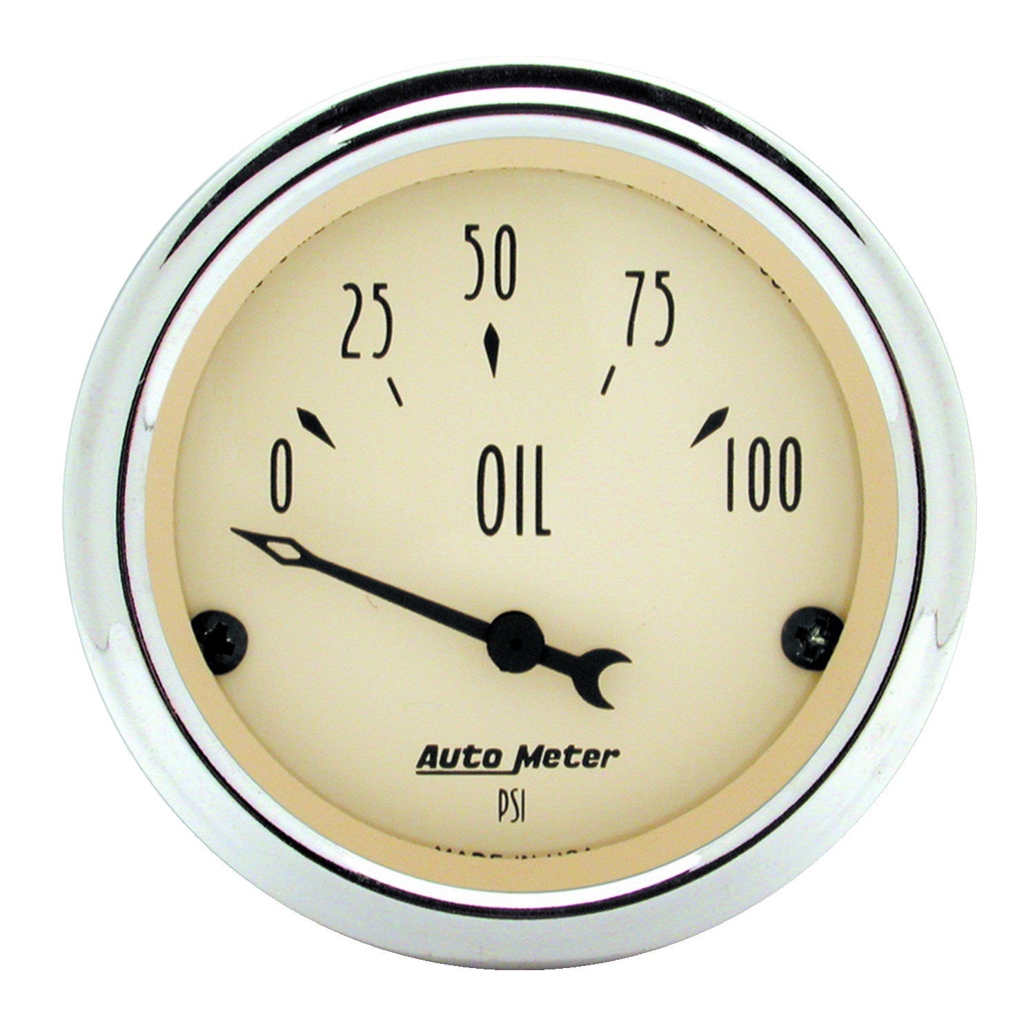 5 PC. GAUGE KIT, 3-1/8" & 2-1/16", ELEC. SPEEDOMETER, ANTIQUE BEIGE