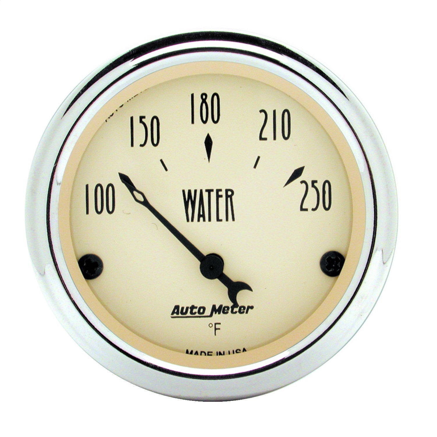 5 PC. GAUGE KIT, 3-1/8" & 2-1/16", ELEC. SPEEDOMETER, ANTIQUE BEIGE