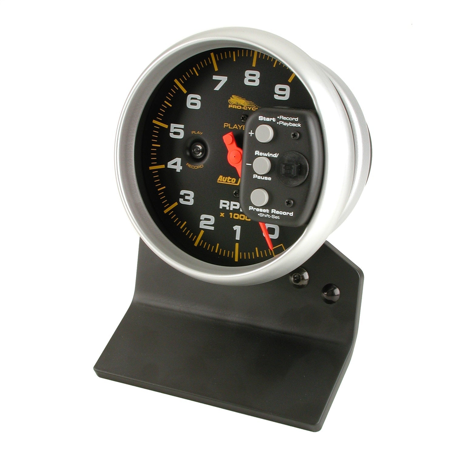 5" TACHOMETER, 0-9,000 RPM, BLACK, PRO-CYCLE