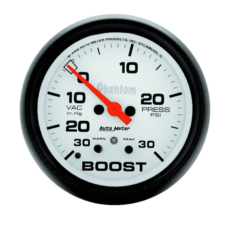 2-5/8" BOOST/VACUUM, 30 IN HG/30 PSI, PHANTOM
