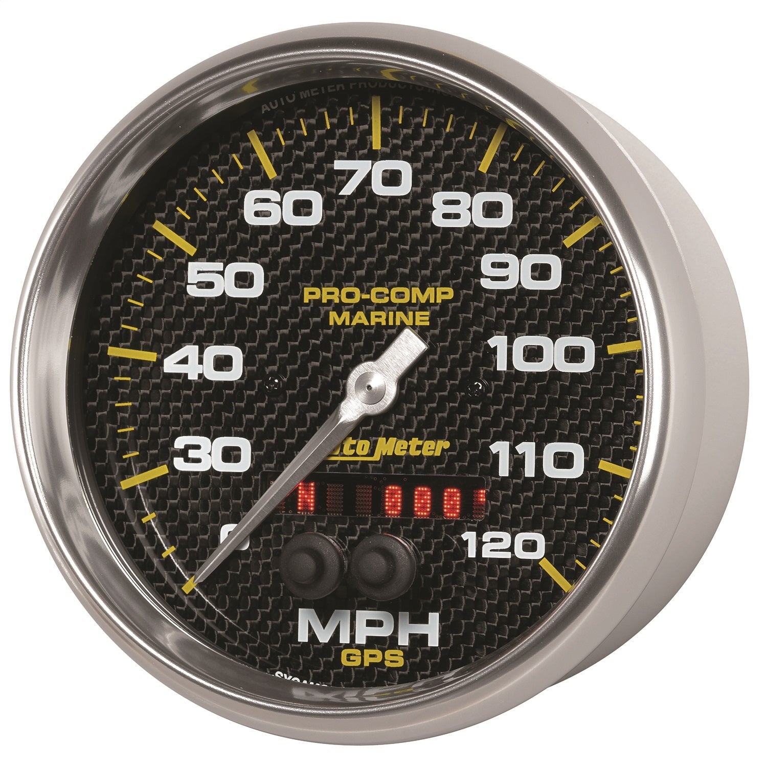 5" GPS SPEEDOMETER, 0-120 MPH, MARINE CARBON FIBER