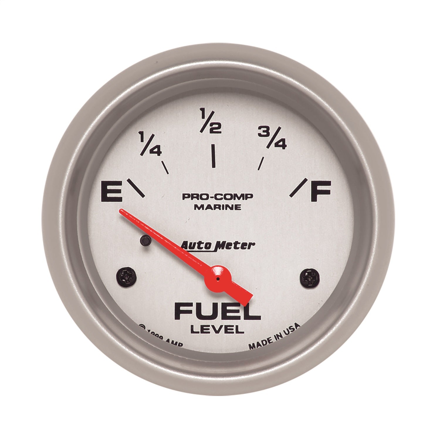 2-5/8" FUEL LEVEL, 240-33 ?, MARINE SILVER ULTRA-LITE